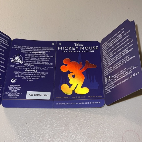 COLLECTORS ITEM DISNEYPARKS EXCLUSIVE LIMITED RELEASE WDW EARS LOUNGEFLY Bkpack - Picture 11 of 11